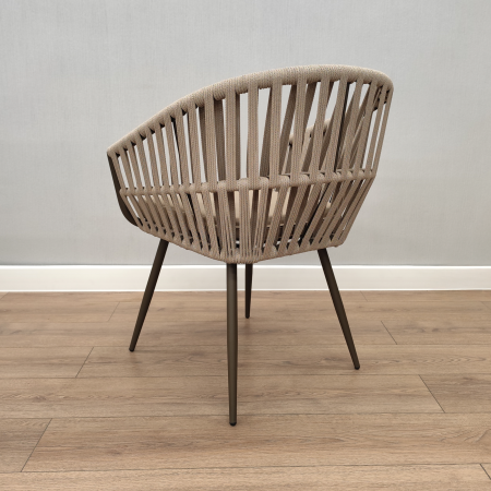 Кресло РИЦА лайн роуп CHP6-03 каркас 6818 муар с подушкой ткань 09306