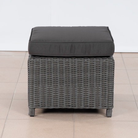 Плетеный пуф с подушкой жгут 7425